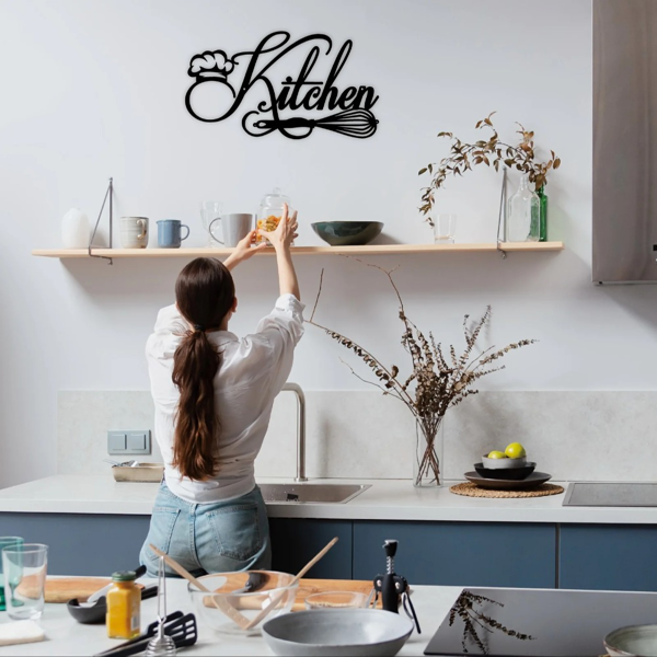 CIFbuy复古乡村农舍金属墙壁装饰画 厨房客厅墙面艺术字牌（TikTok、temu下自提）-3