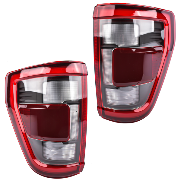 尾灯 Pair Left & Right Side Rear LED Tail Lights Brake Lamp with Blind Spot Replacement for 2021-2013 Ford F-150 NL3Z13404E NL3Z13405E-3