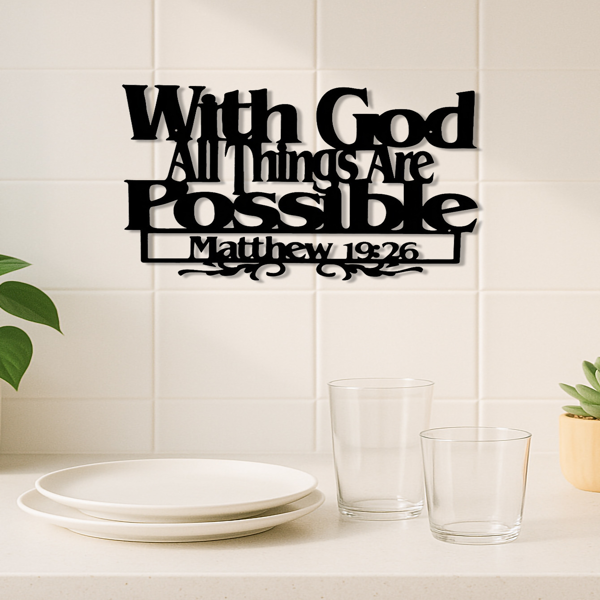 CIFbuy复古农家风铁制墙面装饰艺术带励志圣经经文基督经文家居教堂祷告室装饰(TikTok、temu下自提)-6