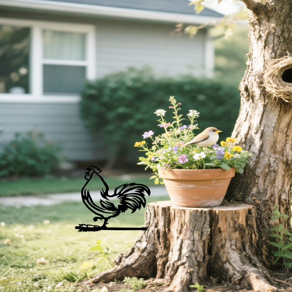 CIFbuy复古乡村风格室外铁制花园装饰艺术标牌墙挂(TikTok、temu下自提)-3