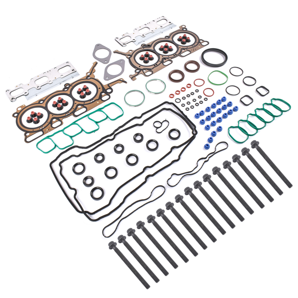 发动机大修包  Engine Full Gasket Set w/ Head Bolts Replacement for 2011-2018 Ford Edge 3.5l # 7E5Z7H469C-5