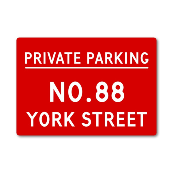 CIFbuy个性化金属私人停车场标牌完美定制门牌号和街道名称(TikTok、temu下自提)-8