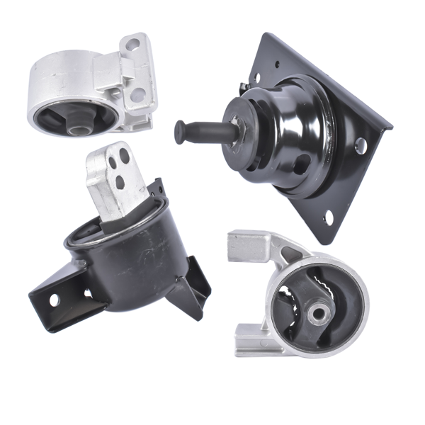 发动机和变速器支架 4PCS Front Upper & Lower Motor Mount Rear Motor Mount Transmission Mount Set Fit for Hyundai Accent Kia Rio Rio5 L4 1.6L 2006-2011 219101G000 218101E000 219301G000 218301G000-2