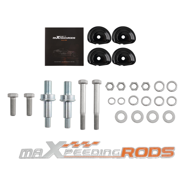 前3英寸后5英寸降低高度弹簧套件（含减震器），适用于1963-1972款雪佛兰C10。-6