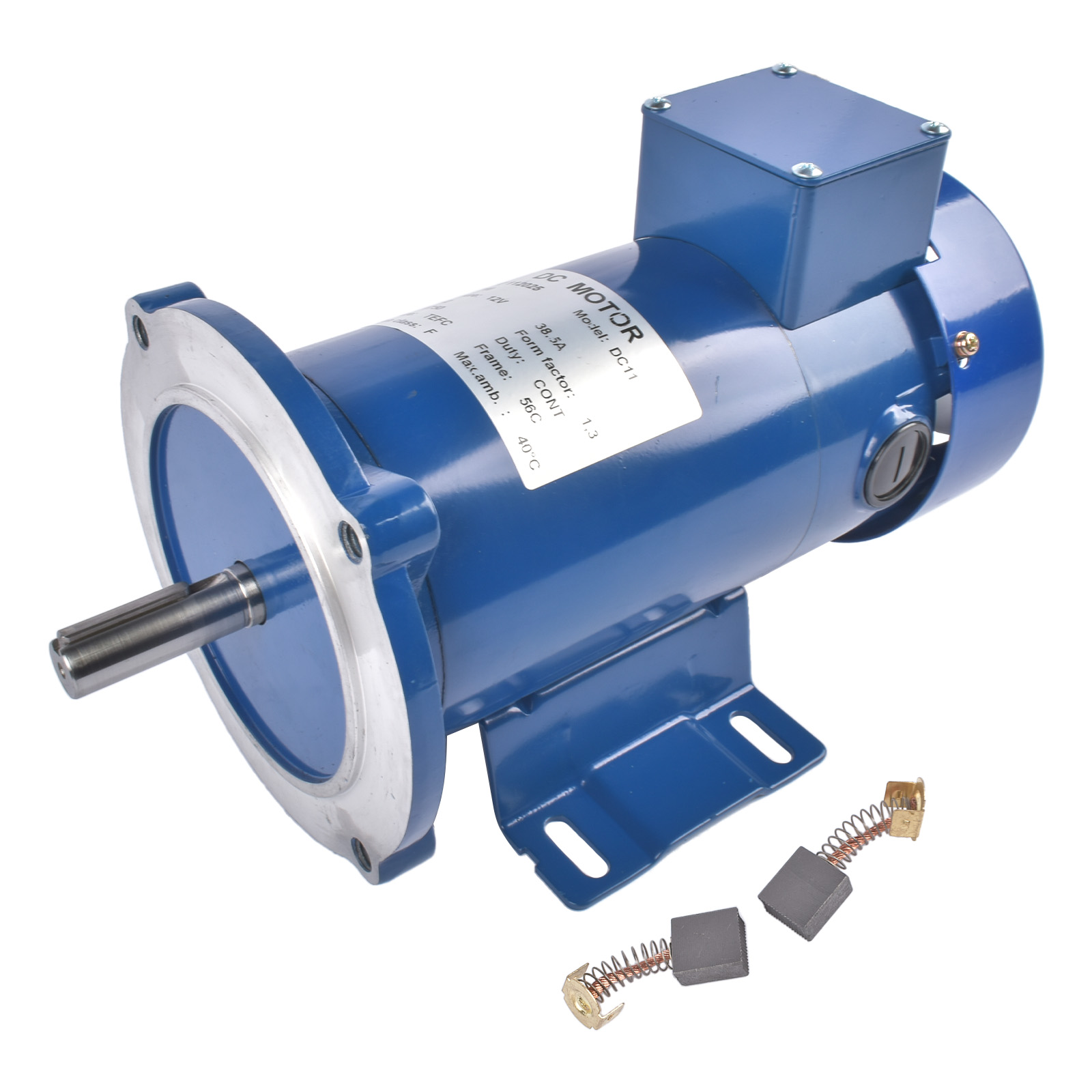 Electric Motor 1/2HP, 1750RPM General Purpose Motor, DC Motor 12V 56C Frame TEFC view 5