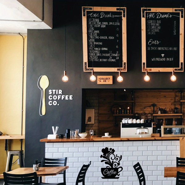 CIFbuy复古工业咖啡墙饰艺术铁牌 厨房咖啡馆家居装饰礼物（TikTok、temu下自提）-2