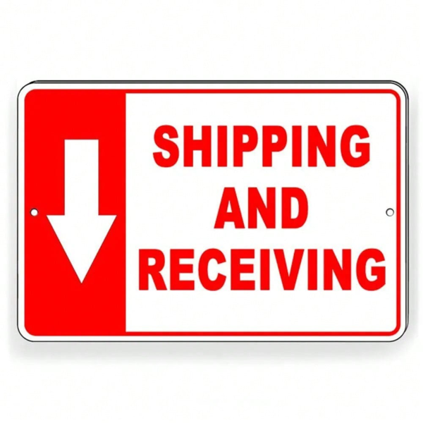 CIFbuy重型金属箭头指示牌航运接收标识 (TikTok、temu下自提)-1