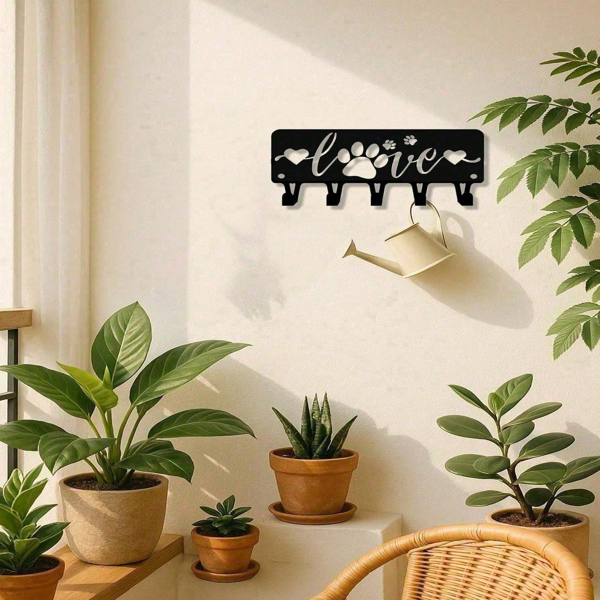 CIFbuy现代小狗钥匙挂钩套装实用美观可挂钥匙外套毛巾帽子包包（TikTok、temu下自提）-1