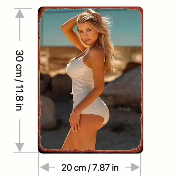 CIFbuy阳光海岸铝制墙饰卧室酒吧车库花园现代装饰(TikTok、temu下自提)-2