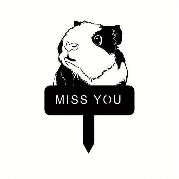 CIFbuy定制宠物纪念石 个性化宠物墓碑 铭刻墓碑和骨灰盒 花园装饰 宠物丧亲安慰礼物 (TikTok、temu下自提)-6