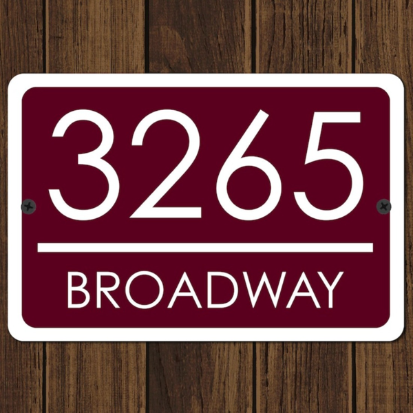 CIFbuy个性化定制金属门牌号码牌12x8英寸家居地址标识(TikTok、temu下自提)-4