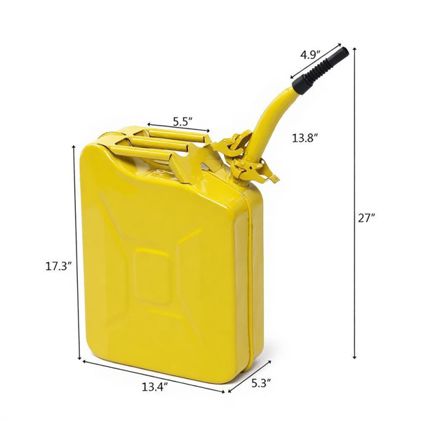 铁制 0.6mm 油桶 美式 黄色 2幅手套-3