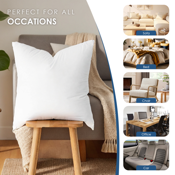 双只装大号抱枕芯，20英寸见方。填充扎实，不易塌陷，为阅读或观影提供可靠腰背支撑。白色基础款，简约实用，可直接使用，也易于搭配不同面料和颜色的枕套。-6