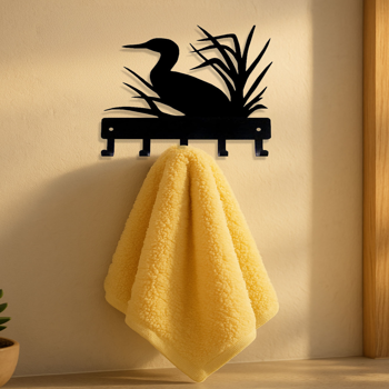 CIFbuy复古黑铁壁钩组 乡村钥匙架壁挂组织架 节省空间装饰礼物（TikTok、temu下自提）