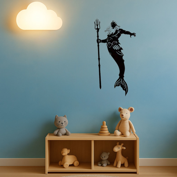 CIFbuy精美海王海后金属壁饰套件 神话海洋装饰品 手工艺独特礼物（TikTok、temu下自提）-1