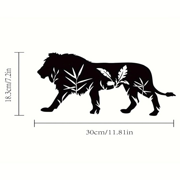 CIFbuy哥特风复古狮子金属墙饰玄关客厅书房装饰(TikTok、temu下自提)-6