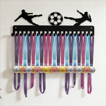 CIFbuy运动奖牌展示架多挂钩金属壁挂 TikTok、temu下自提