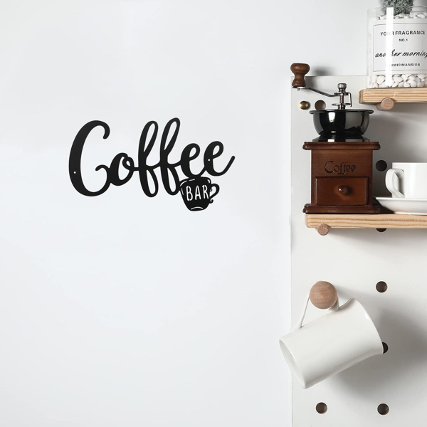 CIFbuy复古工业风咖啡墙面标志 乡村锡制金属艺术牌厨房酒吧装饰 TikTok、temu下自提-9