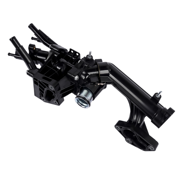 节温器总成 Coolant Thermostat Housing Black Fit for Hyundai Genesis 3.8L 4-Door 2009-2011 25600-3C660-6