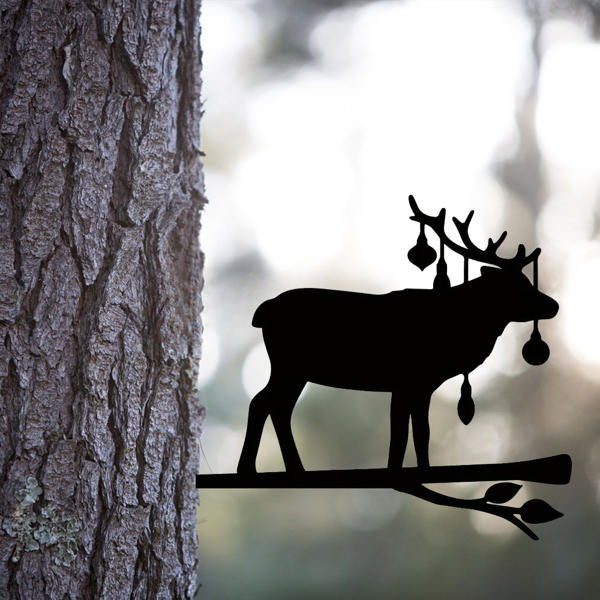 CIFbuy奇幻铁制麋鹿雕塑庭院户外装饰 (TikTok、temu下自提)-6