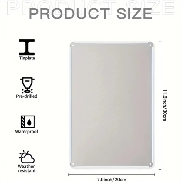 CIFbuy白铝制厨房猫耳饰品装饰艺术画（TikTok、temu下自提）-2