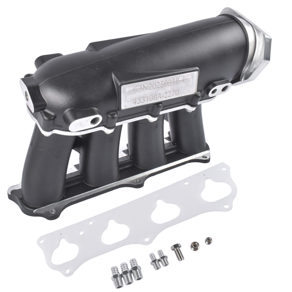 进气歧管 Ultra Street Series Intake Manifold Replacement for Honda Acura K20A/A2/A3 K24 Engines Black-6