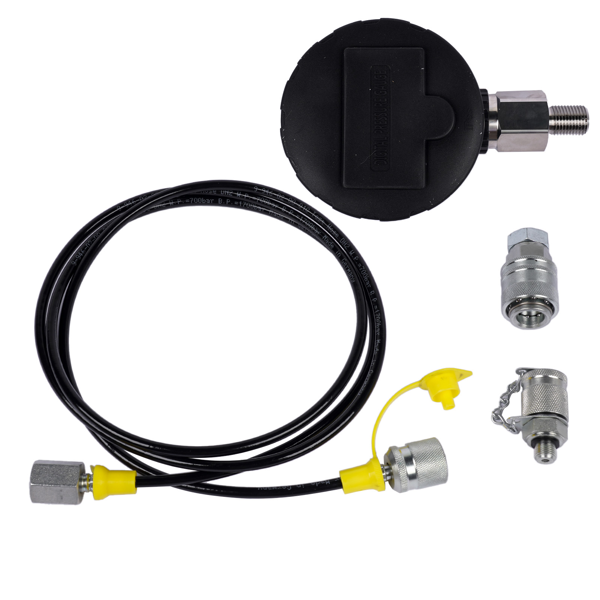 数字压力表 IP65 Digital Pressure Gauge 4-unit Display 0.2% Accuracy Replacement for Mining Construction-5