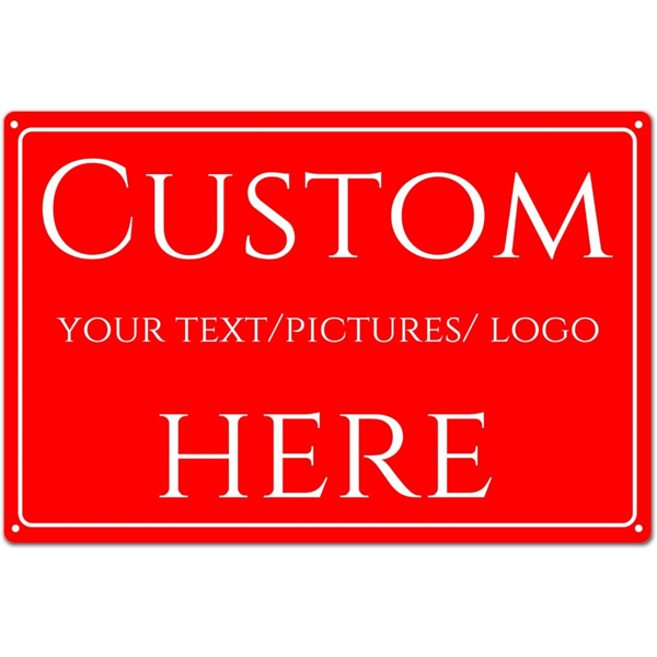 CIFbuy定制个性化金属标志牌防水反光商业家用多尺寸万圣节圣诞节新年礼物(TikTok、temu下自提)-4