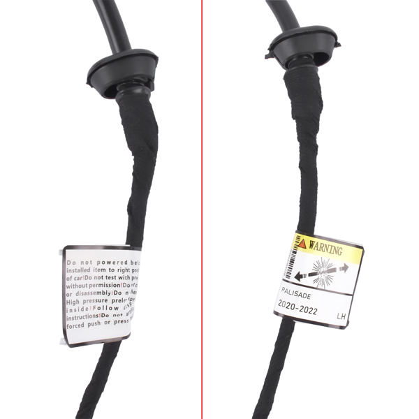 汽车尾门电动撑杆 2Pcs Rear Left and Right Tailgate Lift Motor Fit for Hyundai Palisade Sport Utility 3.8L V6 2020-2022 Black-6