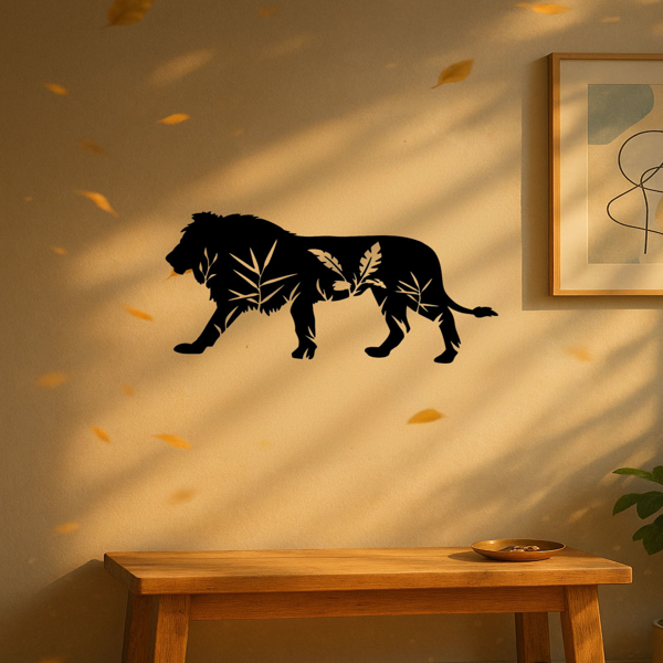 CIFbuy哥特风复古狮子金属墙饰玄关客厅书房装饰(TikTok、temu下自提)-3