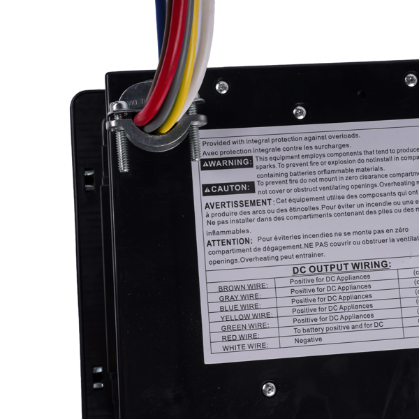 电源转换器 WF-8735-AD WF-8700-AD Auto-Detect Series Converter / Charger Black 30/35 Amp 60 Hz-8