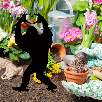 CIFbuy潮流搞怪大脚怪园林雕塑卡通庭院户外装饰趣味礼物（TikTok、temu下自提）