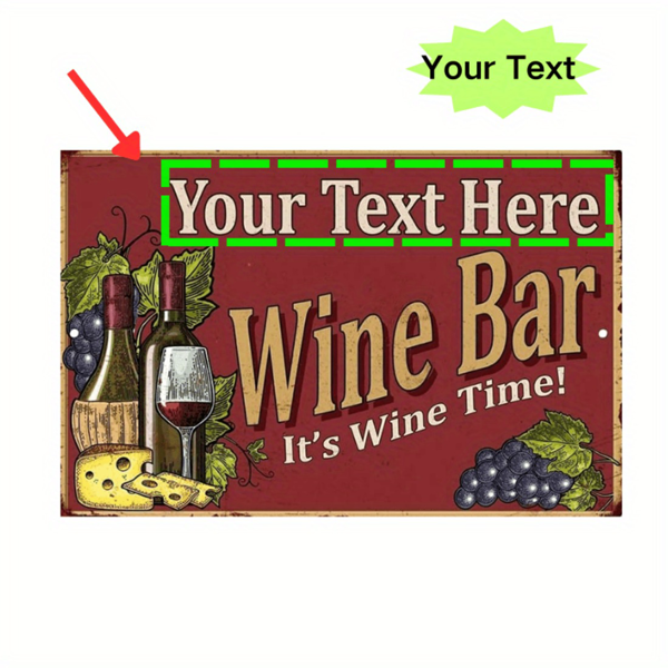 CIFbuy定制复古金属花园标志牌个性化8x12英寸户外墙面装饰 无电池需自备(TikTok、temu下自提)-6