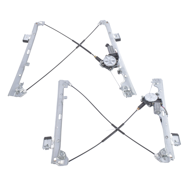 玻璃升降器 Front Left and Right Window Regulator with Motor Fits for Chevrolet Avalanche GMC Sierra Pickup SUV 1999-2007 2Pcs-1