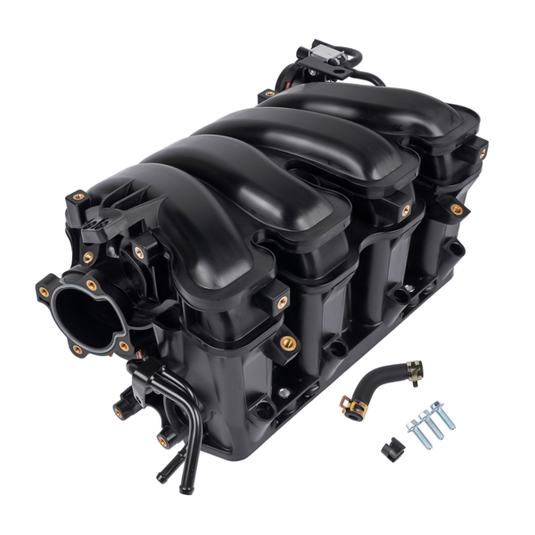 进气歧管 Intake Manifold Fits for Hyundai Santa Fe GLS Limited Sport Utility L4 2.4L 2010-2012 Black-2