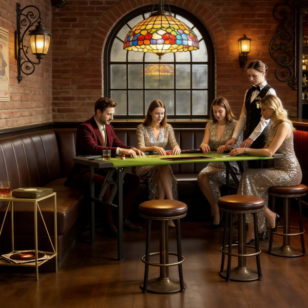 可折叠扑克桌-7