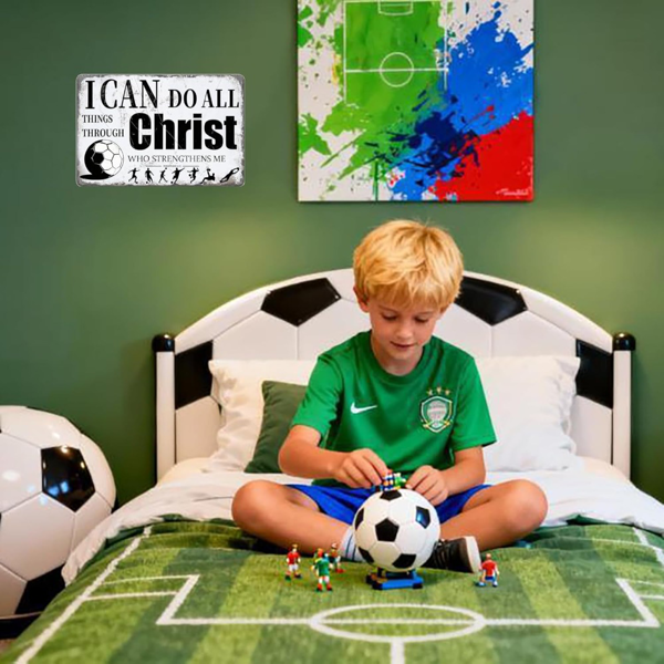 CIFbuy复古金属足球标志客厅卧室装饰摆件(TikTok、temu下自提)-3