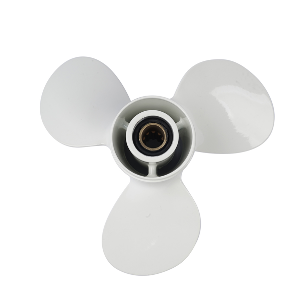 螺旋桨 9-7/8x9 Aluminum Boat Propeller Fit for Yamaha 20-30hp F20 F25 4 Stroke 10 Spline Right Hand Turn 10 Tooth 664-45941-01-EL-3