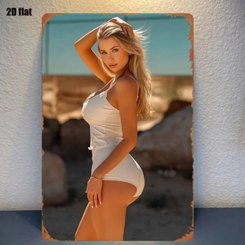 CIFbuy阳光海岸铝制墙饰卧室酒吧车库花园现代装饰(TikTok、temu下自提)