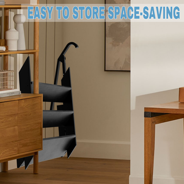 可折叠阶梯凳，3 级折叠阶梯，带高度可调扶手和防滑脚垫的房车阶梯，适用于家庭、旅行拖车、露营车、移动房屋、水疗中心和门廊的热水浴缸阶梯（TEMU仅可自提）-6