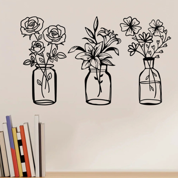 CIFbuy简约金属郁金香雕塑现代抽象家居办公室装饰品（TikTok、temu下自提）