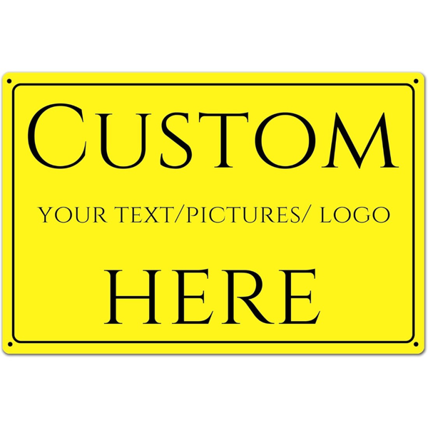 CIFbuy定制个性化金属标志牌防水反光商业家用多尺寸万圣节圣诞节新年礼物(TikTok、temu下自提)-8