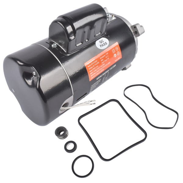 泳池水泵电机 Pool Pump Motor 1.5 HP UST1152 Replacement for Hayward Super Pump A.O. Smith Century Maxflo Max-e-Glas w/GO-KIT-3-4