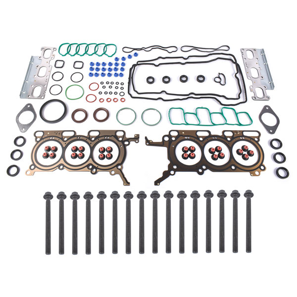 发动机大修包  Engine Full Gasket Set w/ Head Bolts Replacement for 2011-2018 Ford Edge 3.5l # 7E5Z7H469C-4