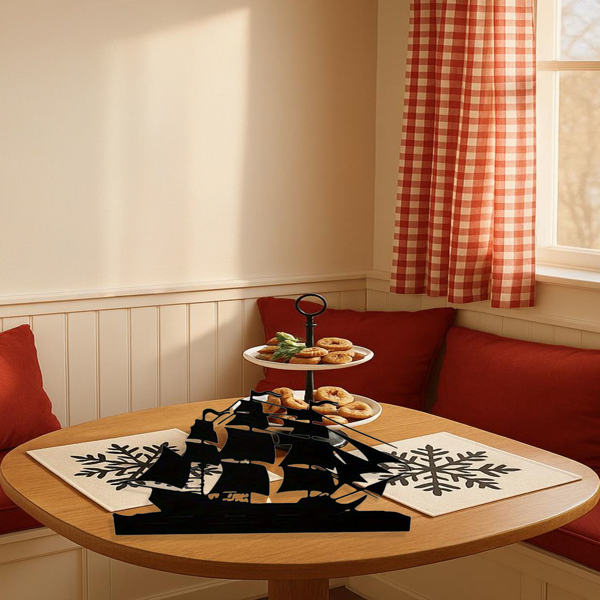 CIFbuy现代简约麋鹿角烛台套装2个 农家风桌面装饰（TikTok、temu下自提）-5