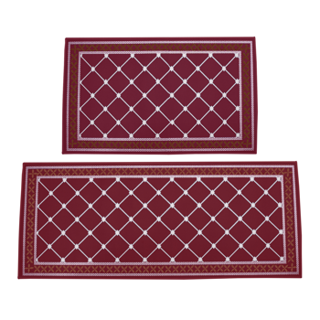 2片超吸水浴室地垫 - 速干防滑地垫，柔软舒适浴室地毯，适用于浴室、淋浴间、洗衣房、卧室、客厅、门垫、厨房地垫