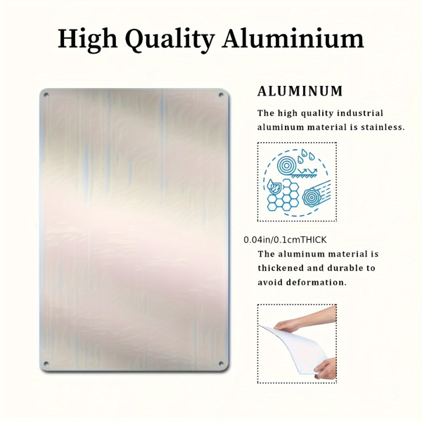 CIFbuy定制复古金属花园标志牌个性化8x12英寸户外墙面装饰 无电池需自备(TikTok、temu下自提)-5