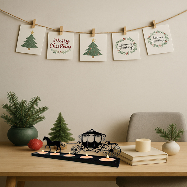 CIFbuy复古花卉墙面艺术装饰铁制墙挂室内室外家居装饰(TikTok、temu下自提)-3