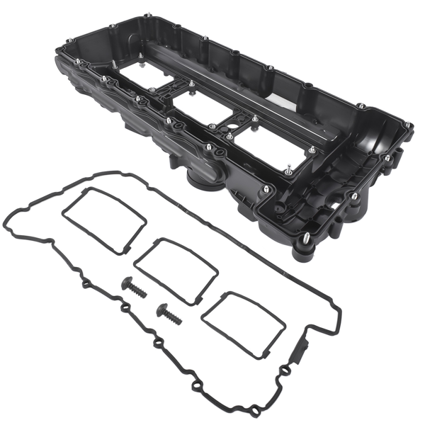 气门室盖 Engine Valve Cover w/Gasket 11127846359 Replacement for BMW S55 ENGINE M2 M3 M4 3.0L L6-6