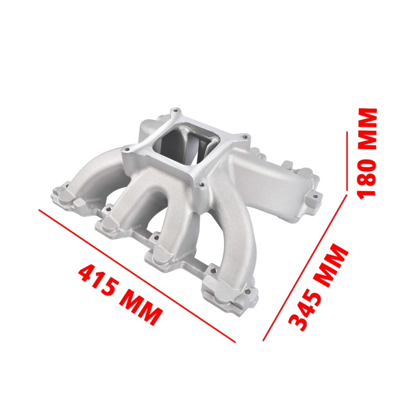 进气歧管 28097 Single Plane Intake Manifold Fits for GM III LS1/LS2/4.8/5.3/6.0L RPM 3500-8000-4